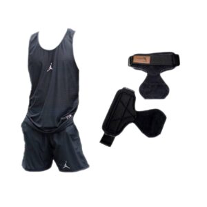 ست ورزشی مردانه تخفیف دار رکابی و شلوارک